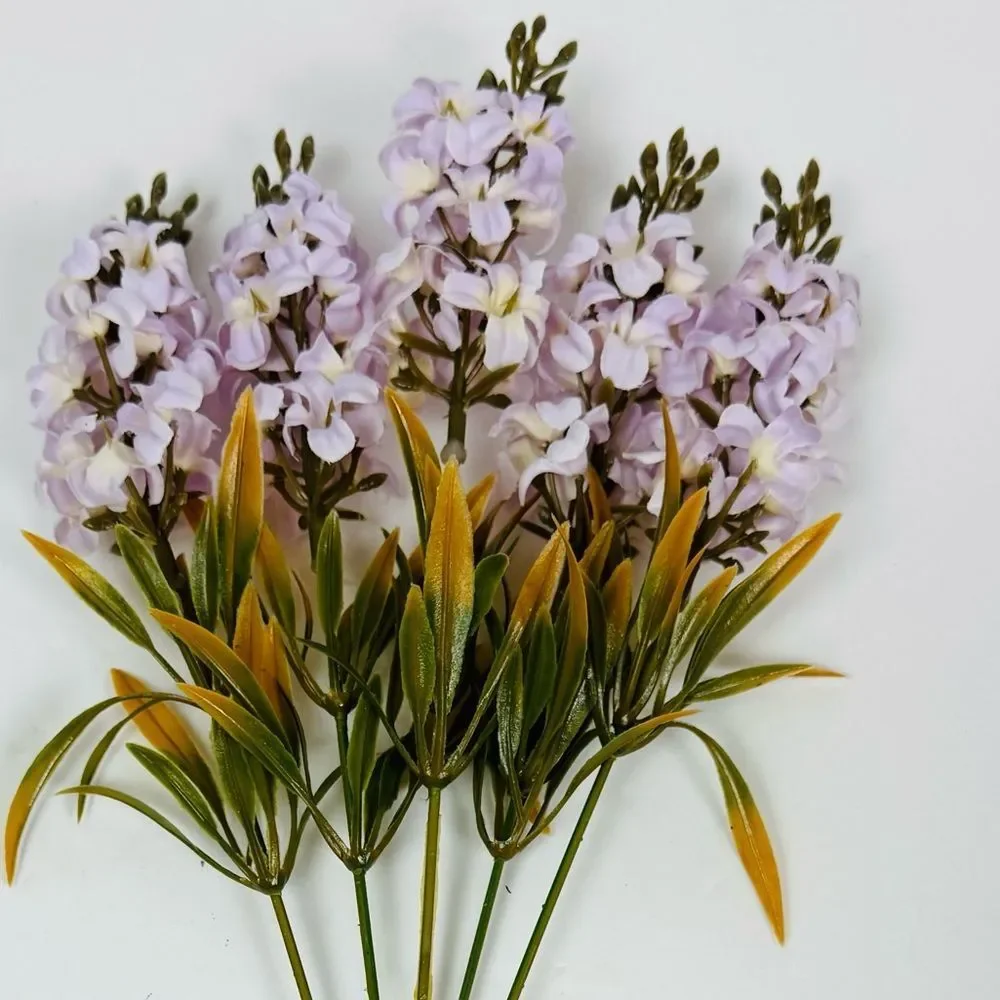 Set of 3 Spring Flowers Pink White & Lavender NEW